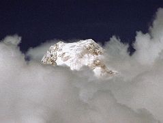 08 Gasherbrum IV Summit Pokes Out Of Clouds On Trek From Khoburtse To Goro II